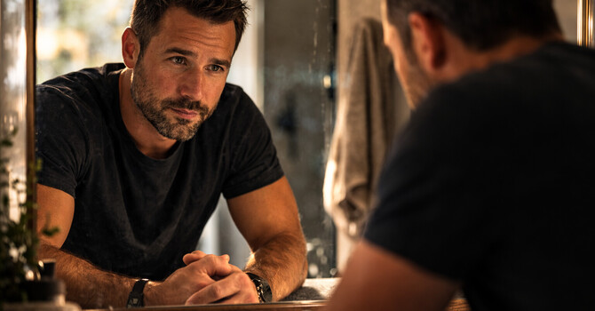 The Man in the Mirror image